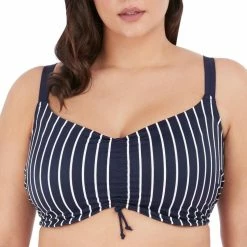 Vente flash 💯 ELOMI Haut De Maillot à Armatures Plain Sailing Midnight Stripe 🎉