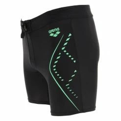 Gabriella Shop 29 Top 10 💯 ARENA Maillot De Bain Noir Garçon Arena Cross Hatching Mid Jammer 🌟